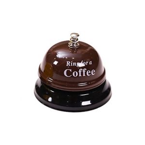 YTRYTWE Iron Craft Desk Call Bell Novelty Ringbell Dinner Reminder Bell Creative Cute Metal Service Bell Meal Bell Reminder