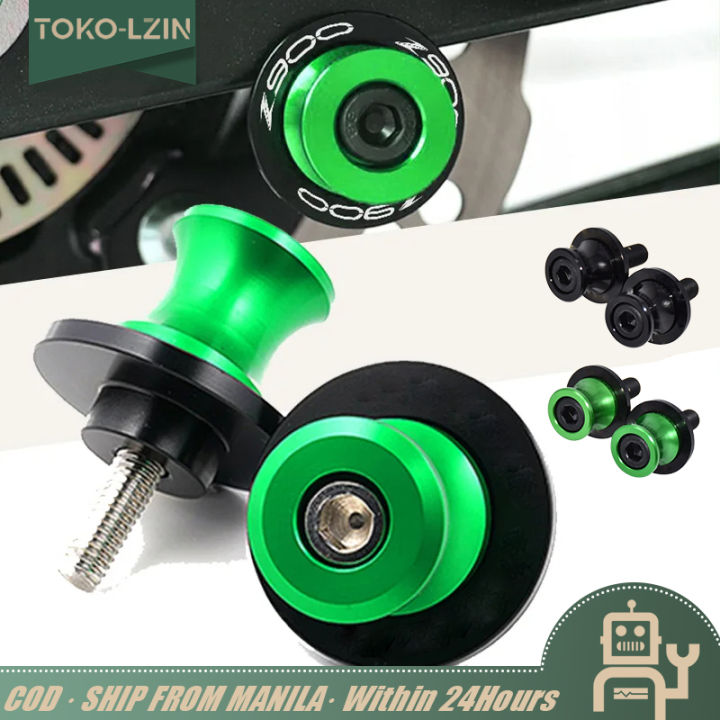 thumbnail interactive-video image 1 of 8MM Swingarm Spools Stand Screw For Kawasaki Z650 Z650RS Z900 1 of 14