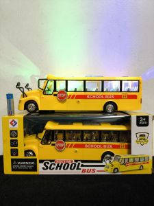SCHOOL BUS TOY BUMP AND GO WITH LIGHTS AND SOUNDS TOYS FOR KIDS