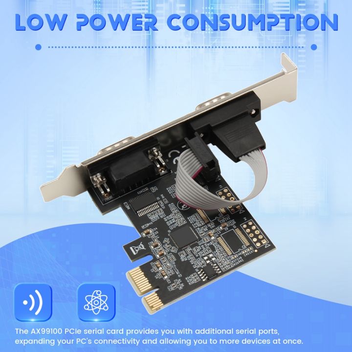 Serial Riser AX99100 Chipsest Serial COM& DB25 Printer Parallel Port LPT to PCI ...