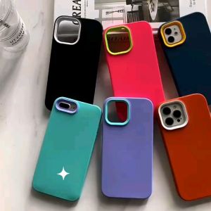 0511 VVV CASE 3 in 1 doff pastel for iPhone 7 8 SE2 SE3 7+ 8+ PLUS X XS XR XSMAX 11 11PRO 11 PRO MAX 12 12PRO 12 PRO MAX 12MINI Casing Military Shockproof 3 in 1 Screen Protection Liquid Silicone Hard Plastic Solid