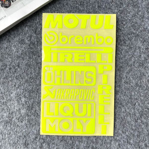 Motul Akrapovic Brembo Nhãn Dán Phụ Kiện Đề-can kính chắn gió bình xăng xe máy nhãn dán mũ bảo hiểm fairing đồ trang trí đẹp phản quang