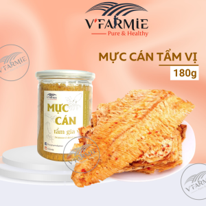 Khô mực cán tẩm gia vị thơm ngon - đồ ăn vặt VFarmie Sài Gòn