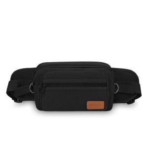 KENBAGS#4051 Crossbody bag for Men for versatile use as waist shoulder or chest bag features several zipper pockets