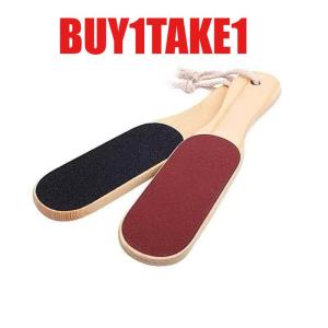 Double Sided Wooden Foot File Callus Remover Hard Skin Pedicure Tool Natural Wooden