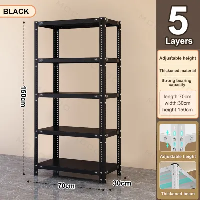 【All Metal Shelf】24 hour ship out 6 Tiers 5 Tiers Large size Steel Shelf Metal Rack Cold-rolled Steel Layer Shelving Storage Shelf Metal Shelf Multi-Purpose Rack Organizer Shelf Layer for Things Kitchen Cabinet Organizeetal Rackr Steel Rack Boltless