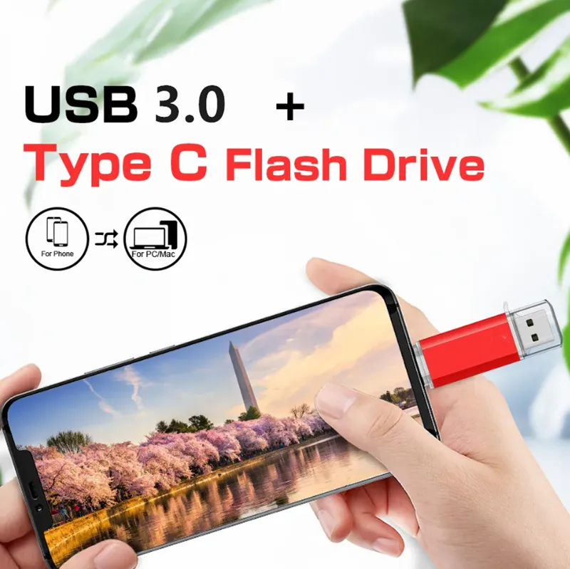 USB 3.0 Flash Drive for iPhone Photo Stick 1TB 2TB Memory Stick