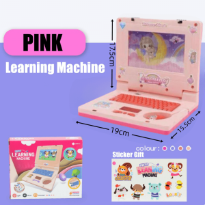 Learning Laptop Toy Music Laptop Toy Mini Computer Toy Educational Toddler Cartoon Mouse Learning Computer Toy with Light Simulation Music Preschool Learning Toy Preschool Learning Toy for Children Kid Early Learning Christmas Gift