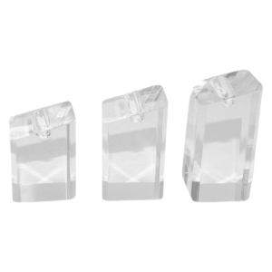 Set of 3 Sturdy Acrylic Ring Display Stand Sleek Jewelry Organizers for Showcasing Rings at Fairs and Homes Displays