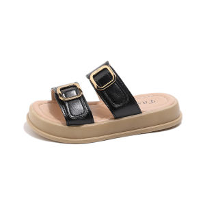 New Childrens Shoes Round Toe Slippers Summer Light Non-slip Outdoor Beach Shoe Girl Soft Soled Toddler Boys Flat Slides I05153