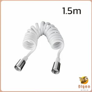 Digeo 1.5m Scalable Sprinkler Hose For Shower And Bidet Black White