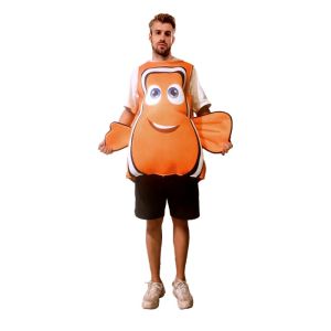 Nemo Clownfish Costume Halloween Finding Movie Cosplay Outfit Adults  Kid Animal Clothes Jumpsuit Cartoon Performance Tight