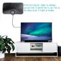 CD Antena TV Super Jernih LED Antena TV Set Top Box Untuk LED Tabung Digital Indoor DVB-T2 4K High Gain 25dB TFL-D139 Taffware Tipi Televisi Tabung Tempel Dinding Dalam Murah Paling Laris. 