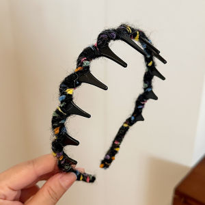 F4 Bando Sirkam Lapis Kain Anti Sakit Bohemia Style Shark Tooth Wrapped Cloth Headband BSK001