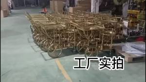 Hotel Home Living Room Food Delivery Cart Mobile Trolley Commercial Three-Layer Beverage Cart Internet Celebrity Tea Water Cart Beverage Cart