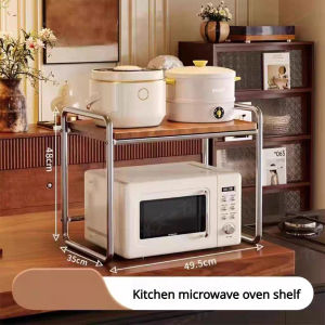 Kitchen Storage Rack Adjustable Microwave Rack Oven Rack Pot Rack Spice Rack Kitchen Spice Storage Rack Grill