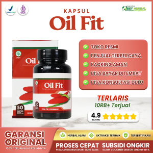 Oil Fit Kapsul Original Yang Aman 100% Asli Ekstrak Buah Merah Papua Berkhasiat - OilFit Herbal Multi Khasiat With Nano Technology