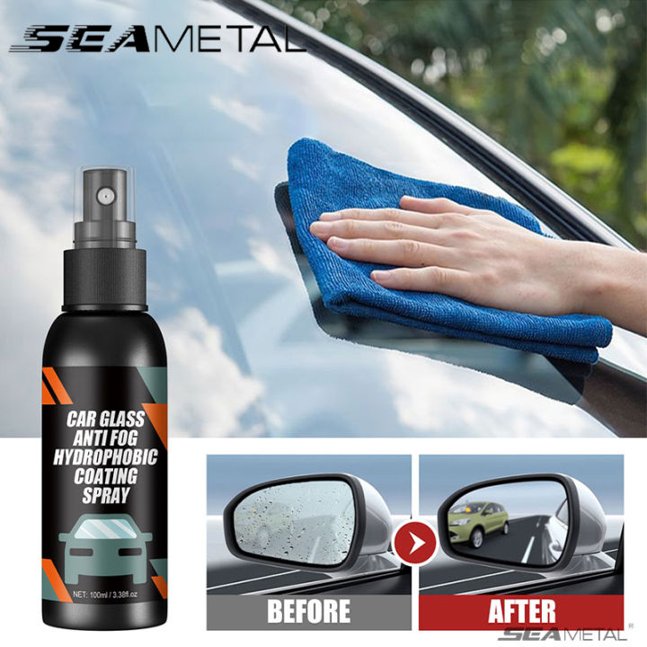 SEATEMAL Car Windscreen Watermark Remover Anti Rain Coating Polish Wax