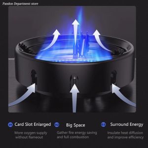 BUY 1 TAKE 1 Energy Saving Gas Stove Cover Windproof Disk Windshield Bracket Universal Kitchen Fire Stove Cover
