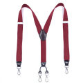 New man's suspenders fashion hook braces elastic adjustable suspensorio breles tirantes casual trousers Ligas father's gift. 