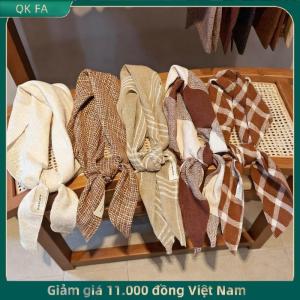 QK FA ✨ Mới Len Dệt Kim Dệt Kim Khăn Đa Chức Năng Ấm Tam Giác Khăn Phụ Nữ Khăn trùm đầu Mùa Đông Ấm Áp Đan Khăn Quàng Cổ Tóc Bọc