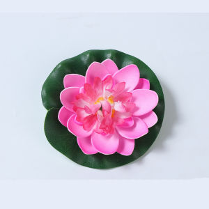 Đầy màu sắc nhân tạo nổi trên nước Lily mô phỏng EVA sen lá hoa nước hồ hoa súng cây cho khu vườn nhà trang trí bể cá