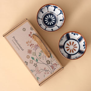 Souvenir Mangkok Set Keramik Handpainted Japanese hampers gift Import