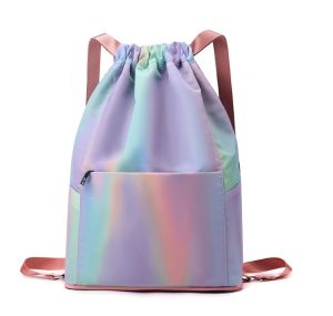 Ba lô du lịch Túi Duffel dây rút gấp gọn đi bộ đường dài nhẹ túi dây rút Túi đựng đồ tập thể dục HARAS HR375