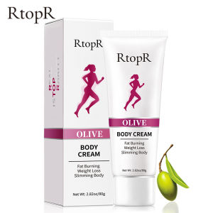 RtopR Olive Body Cream Fat Burning Weight Loss Slimming Body Pembakar Lemak Pelangsing Berat Badan Pelangsing Tubuh