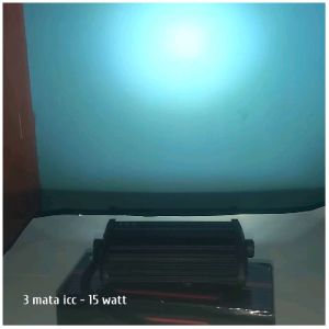 Lampu Sorot Led Tembak 3 Mata 15 Watt CWL Cree worklight ICC Warna Putih Slim