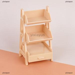[COD] yixiayun 1 12 Dollhouse Mini Flower Rack Storage Shelf Model Dollhouse Simulation Furniture Decoration Micro Scene Construction Props