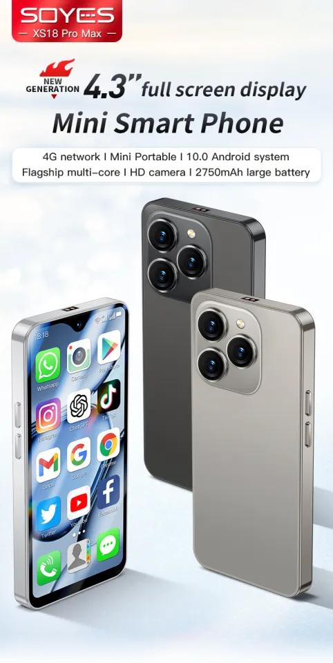 SOYES XS18 Pro Max 4G smartphone - dual SIM card, 4.3-inch IPS