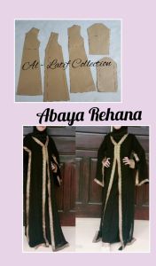pola instan / pola jiplak ABAYA REHANA