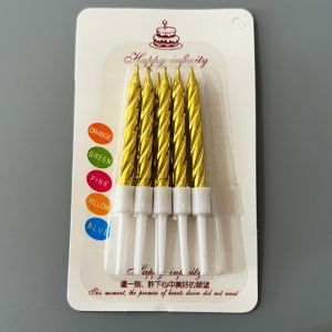 TBAS Lilin Ulang Tahun 10 Pcs / Lilin Metalik / Birthday Candle Party / Lilin Birthday / 10 in 1 Candle