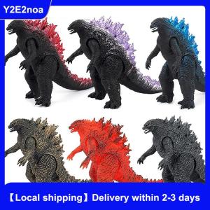 【Local shipping】 Godzilla X Kong : The New Empire New Colors Action Anime Figure Titan Godzilla 22cm Soft Glue Monster Doll Model Ornaments Toys
