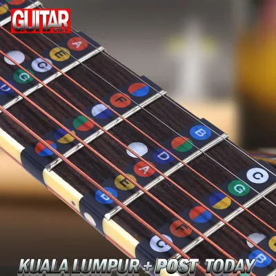Innovative Guitar Fretboard Note Decals Fingerboard Frets Map Sticker for Beginner Learner Guitar Sticker
