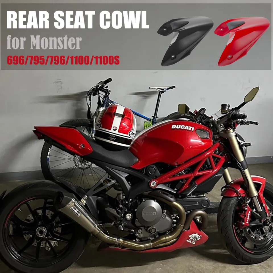 DUCATI ドゥカティ　モンスター796純正リアシートカウル（白） DUCATI 696/795/796 モンスター1100S シングルシートカウル 白