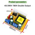 8~32V to 45~390V DC-DC boost converter High Voltage ZVS Step-up Booster Module Capacitor charging. 