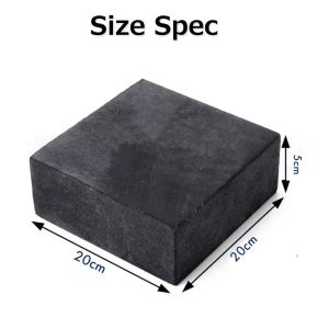 Heavy Duty Rubber Block Car Lift Jack Pad Automobile Lifting Slotted Frame Stand Mat Anti Vibration Pad Car Repair Tool