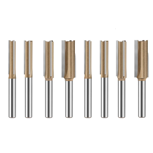 Professional 3 Flute Straight Milling 1/4inch Shank Straight Router Bit Trimming Woodworking Milling Tool