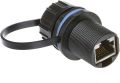 10 ชิ้น แผงติดตั้ง ขั้วต่อ CAT6 RJ45 กันน้ำ ขั้วต่อ Cat5/5e/6 8P8C สายเคเบิล LAN อีเธอร์เน็ต ข้อต่อ อะแดปเตอร์สองหัวพร้อมฝาปิดกันน้ำ/กันฝุ่น. 