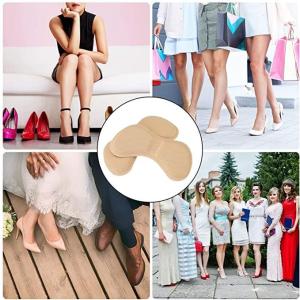 W89แผ่นรองเท้าเพื่อการดูแลเท้า5คู่แผ่นรองส้นรองเท้าสติกเกอร์กันกระแทกเบาะรองนั่งป้องกันการสึกหรออุปกรณ์เสริมรองเท้าพื้นในรองเท้า