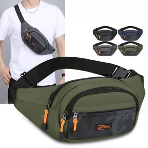 Men Chest Pouch Waist Bag Durable Large Capacity Mobile Phone Case for Sport Work