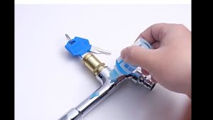 Portable Anti-theft Faucet Alloy Body Key Switch Bibcocks Public Kitchen Outdoor Garden Lock Tap