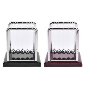 OUFEN Newton của cái nôi thép cân bằng bóng vật lý khoa học con lắc bàn vui vẻ Đồ chơi Quà Tặng J