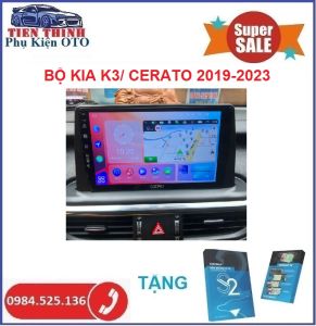 [ TẶNG BẢN ĐỒ VIETMAP S2] Màn hình mặt dưỡng jack zin lắp xe KIA K3/ CERATO 2019-2023. Màn android lắp sim 4G OLEDPRO A3 ram2/32gb. Màn android xem bản đồ chỉ đường camera tô youtube... Đầu dvd oto đặt taplo xe. Màn android nâng cấp chế độ xe hơi.