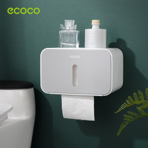 Ecoco Tissue Holder Organizer Tissue Dispenser For Bathroom Rack E1903 Three Colors Available