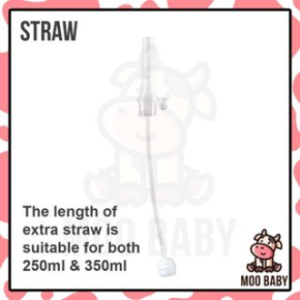 ⭐Moo Baby Water Bottle Sippy Cup Baby Straw Bottle Baby Drinking Bottle Bottle Air Baby Bottle Botol Air Baby BPA Free