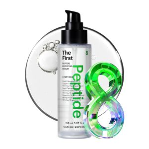 Nature Republic The Peptide Boosting Serum Niacinamide Adenosine Hydrating & Firming Facial Serum for Fine Lines & Pores Korean Skincare 150ml / 5.07 fl oz