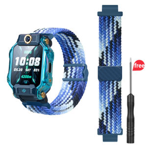 MAFAM【🔥พร้อมส่ง🔥】สำหรับ Imoo X10 Watch Phoneสายนาฬิกา สำหรับ Imoo Z1 Z6 Z7 สายรัดข้อมือไนล่อนทอแม่เหล็ก Loopback Strap